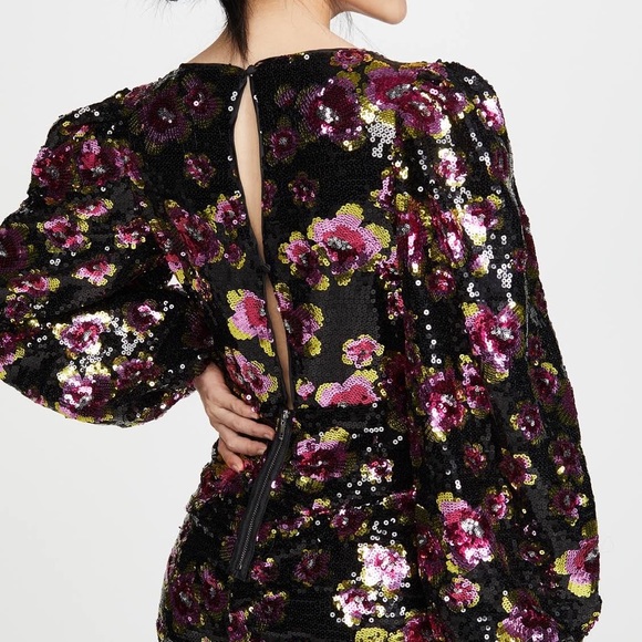 For Love and Lemons Morrison Mini Dress, Dahlia - S - Picture 2 of 8